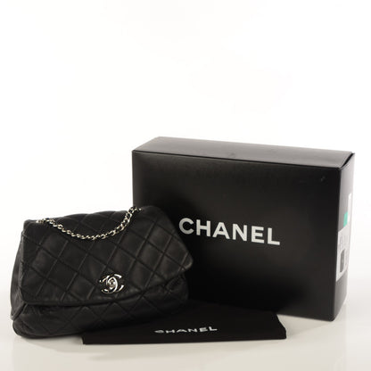 Chanel Calfskin Quilted CC Curvy Flap Black 5 of 11