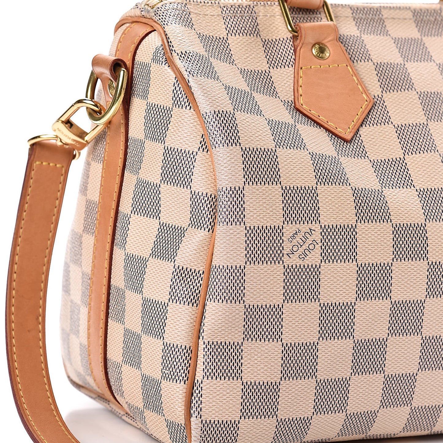 Damier Azur Speedy Bandouliere 25