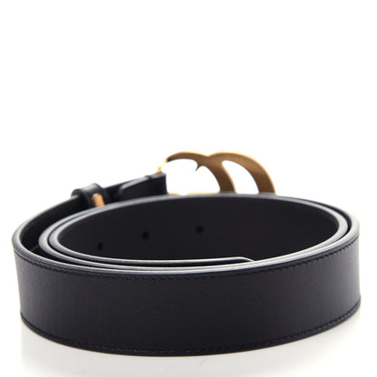 Gucci Calfskin Double G 30mm Belt 85 34 Black 2 of 5