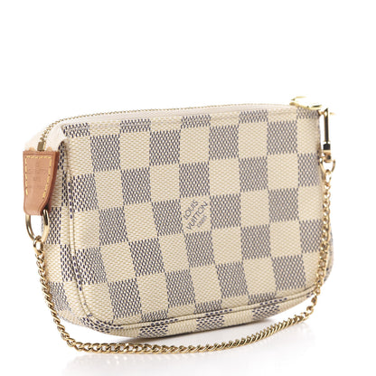 Louis Vuitton Damier Azur Mini Pochette Accessories 3 of 8