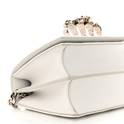 Alexander McQueen Lambskin Quilted Knuckle Shoulder Bag White 8 of 10