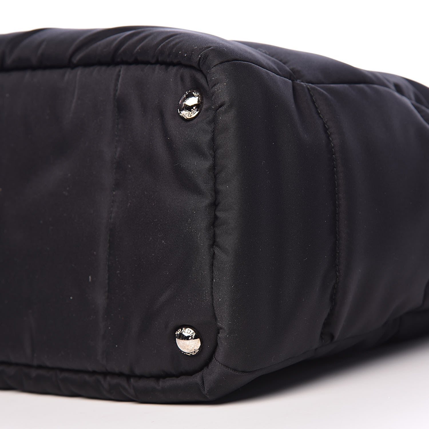 Prada Tessuto Nylon Bomber Tote Black 9 of 10