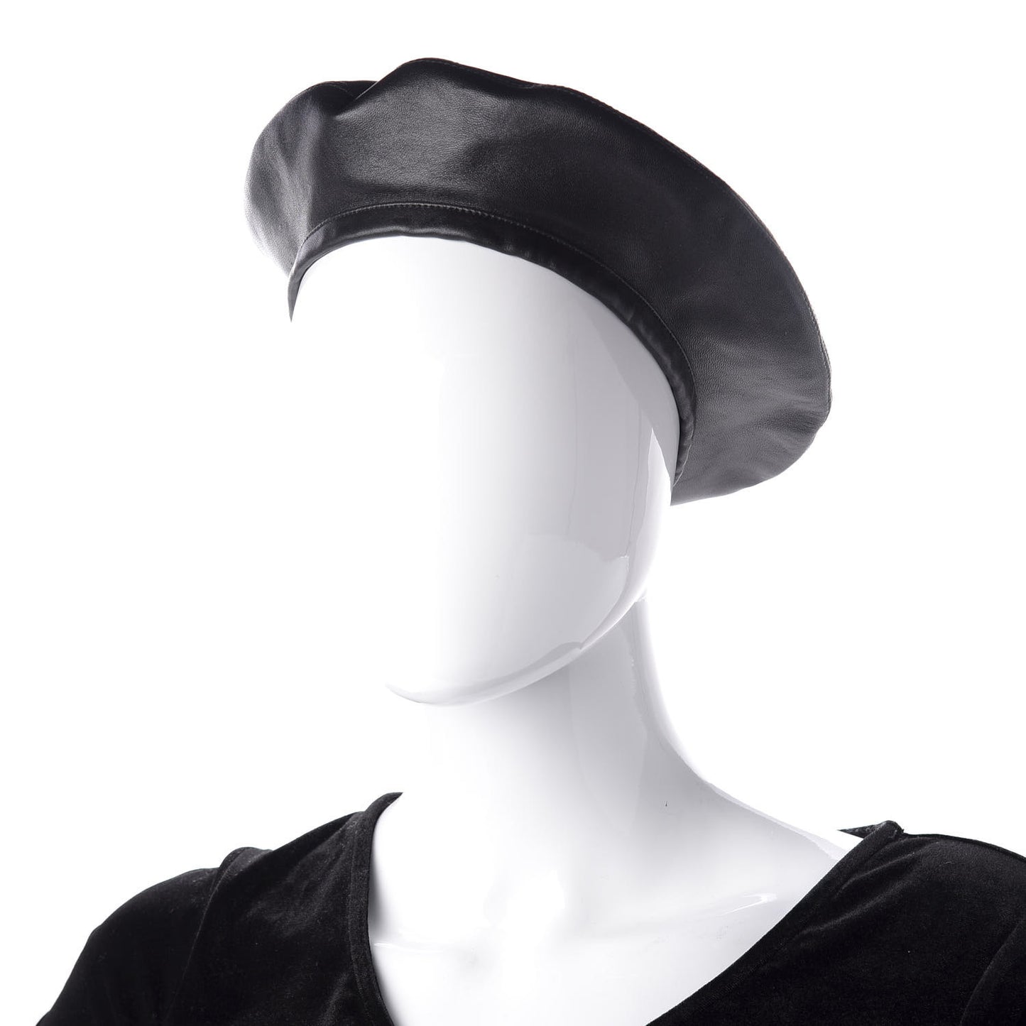 Lambskin D-Dream Beret 57 Black