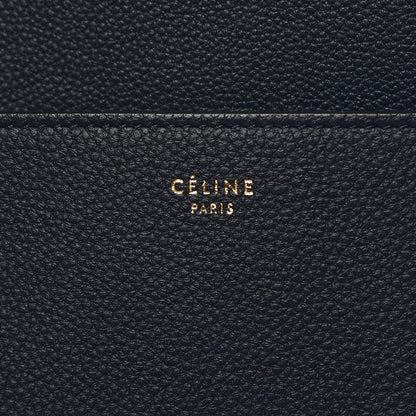 Celine Soft Grained Calfskin Sangle Bucket Bag Navy Blue 6 of 11