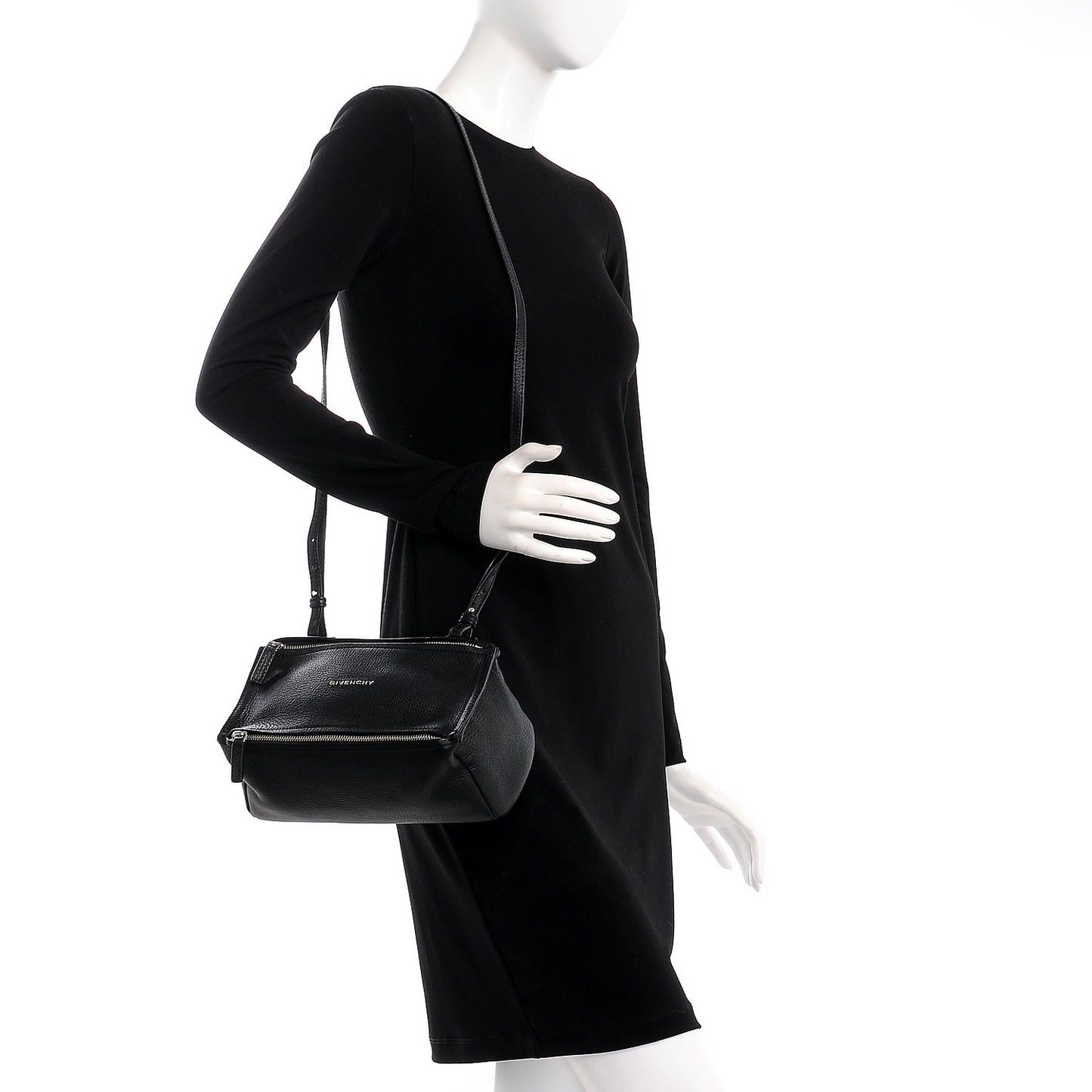 Sugar Goatskin Mini Pandora Black