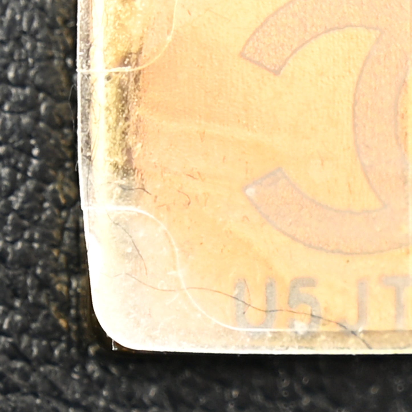 Lambskin Resin Crystal Square Quilted Mini Monacoco Flap Black