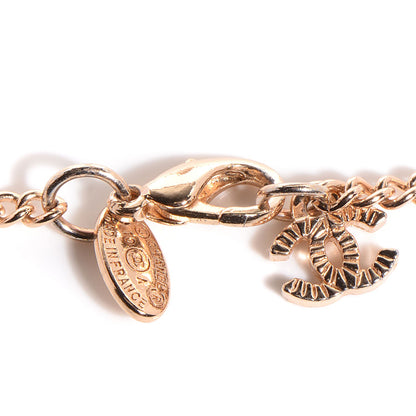 Chanel Enamel CC Camellia Necklace Gold 3 of 5