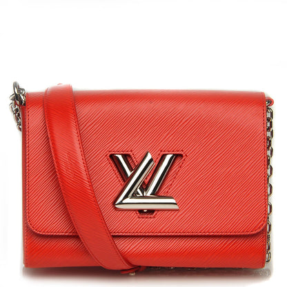 Louis Vuitton Epi Twist Shoulder Bag MM Coquelicot 1 of 7