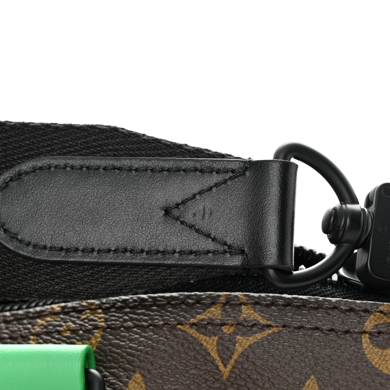 Louis Vuitton Monogram Macassar Keepall Bandouliere 25 Minty Green 12 of 12