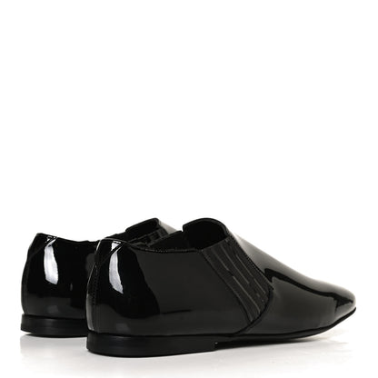 Saint Laurent Patent Leather Connor Cropped Chelsea Boots 39.5 Black 4 of 13