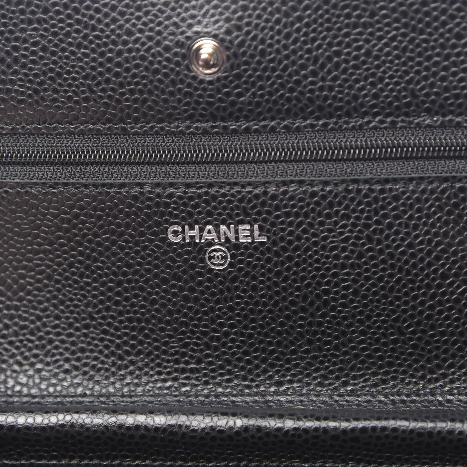 Chanel Caviar Quilted Wallet On Chain WOC Black 6 of 12