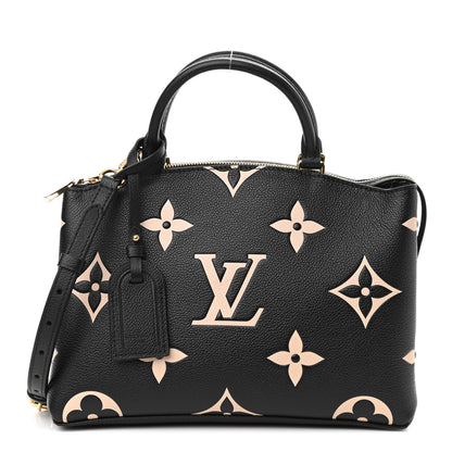Louis Vuitton Empreinte Monogram Giant Petit Palais Black Beige 1 of 10