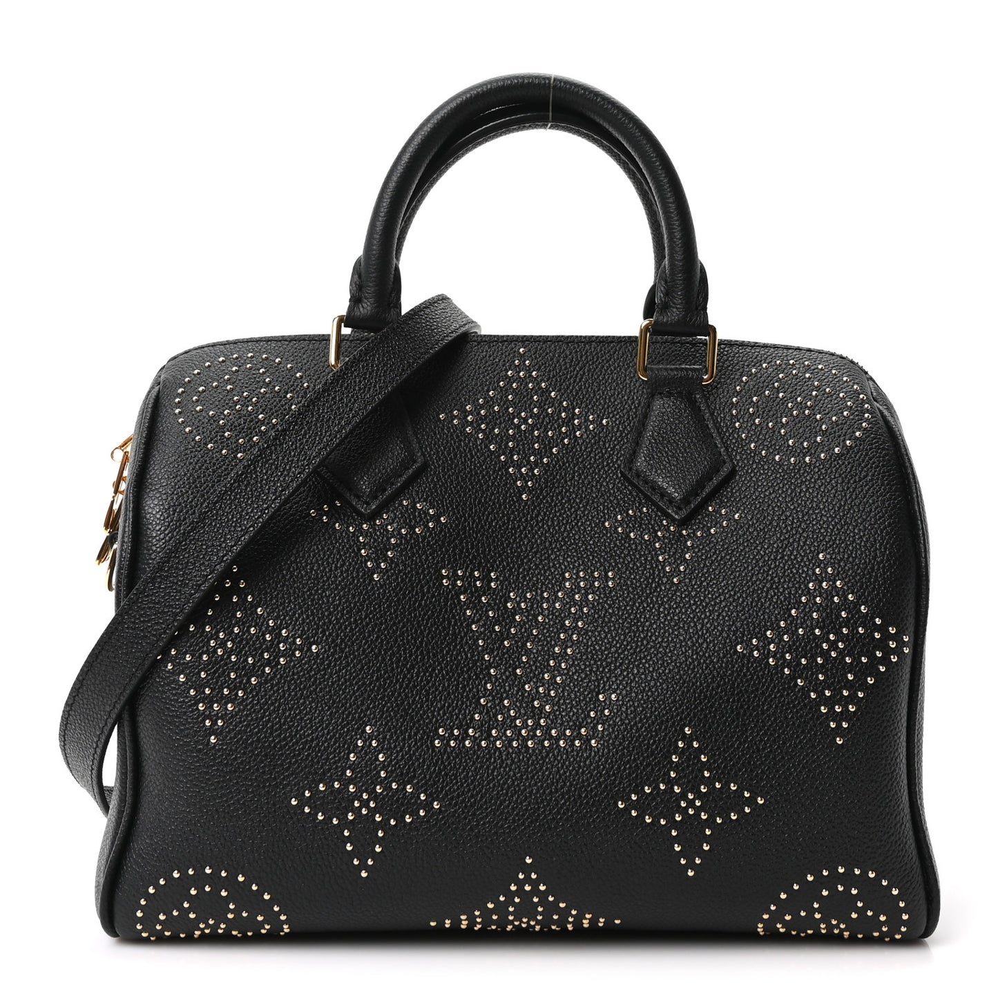 Empreinte Monogram Giant Studded Speedy Bandouliere 25 Black