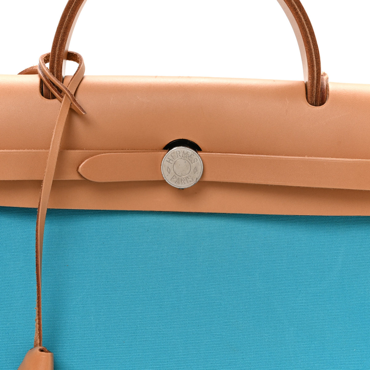 Vache Hunter Toile Herbag Zip 31 PM Bleu Azteque Menthe
