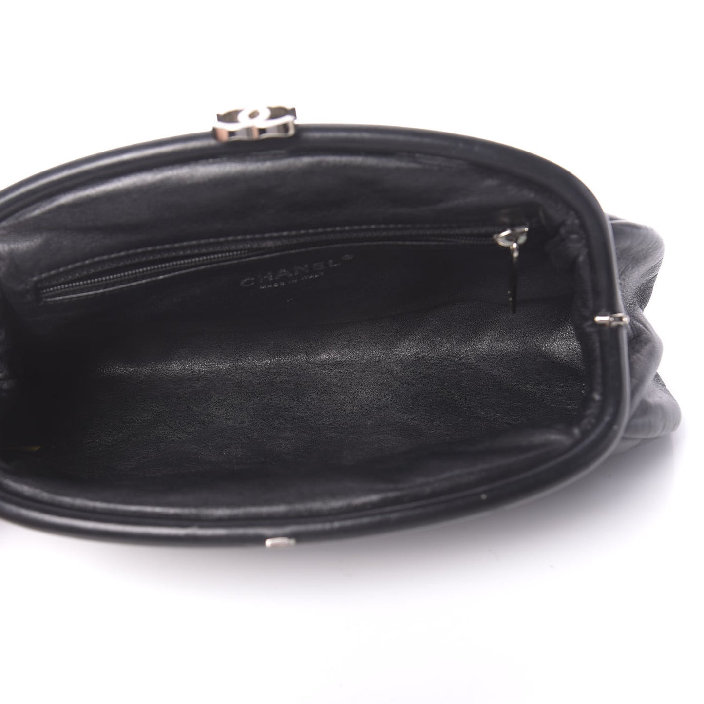 Lambskin Quilted Timeless Clutch Black