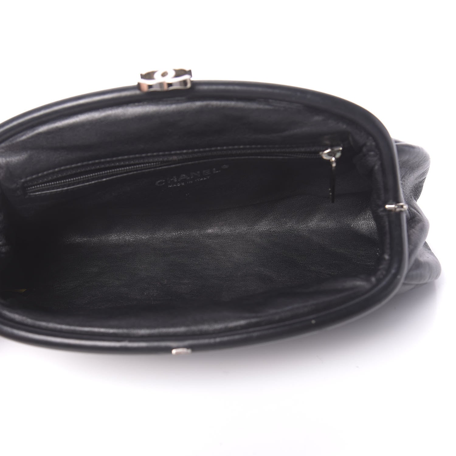 Chanel Lambskin Quilted Timeless Clutch Black 5 of 11