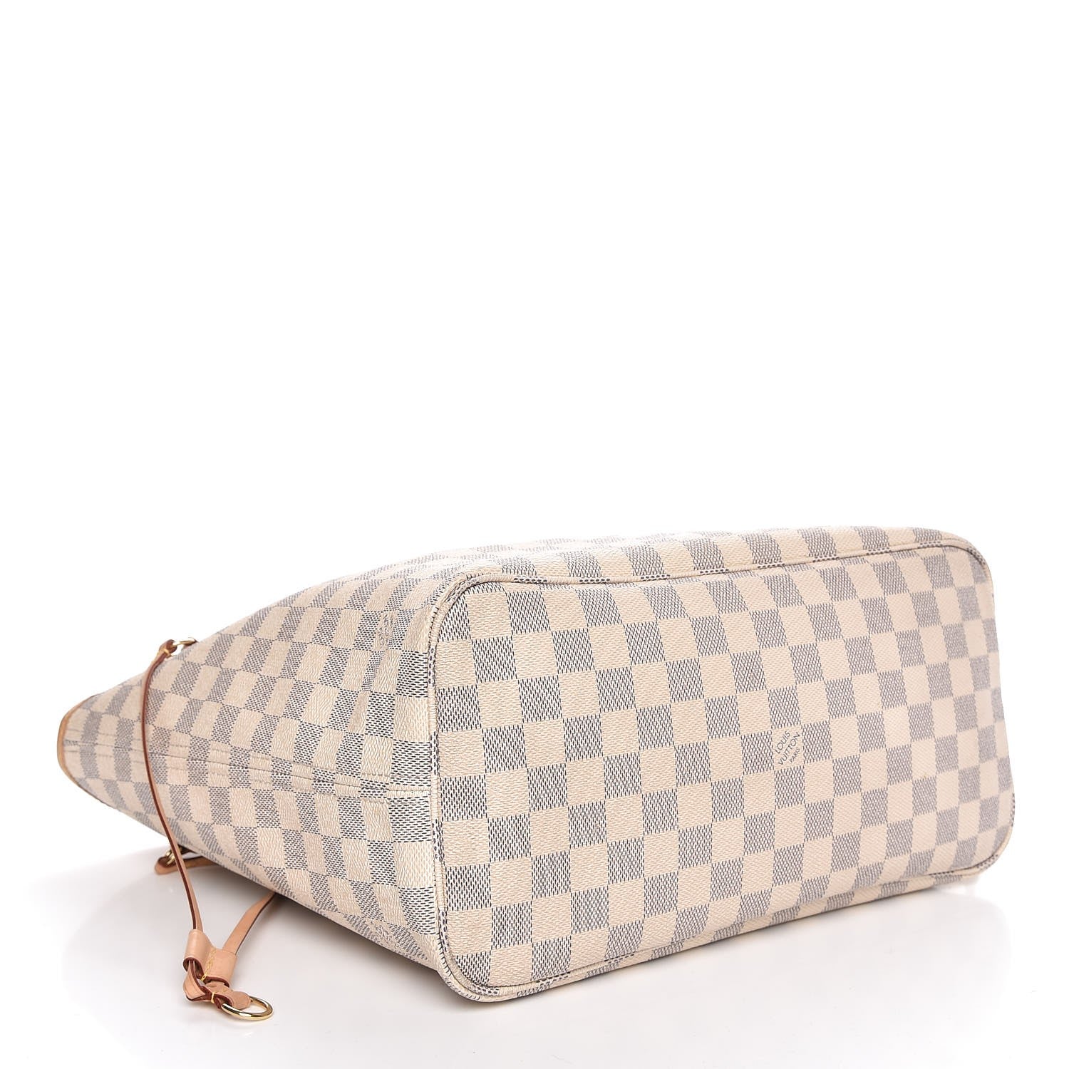 Louis Vuitton Damier Azur Neo Neverfull MM Rose Ballerine 5 of 9