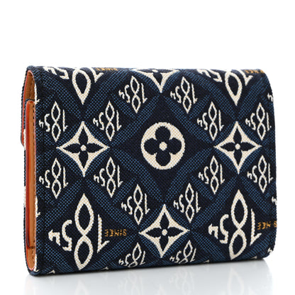 Louis Vuitton Jacquard Since 1854 Victorine Wallet Blue 3 of 8