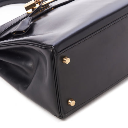 Hermes Box Kelly Retourne 32 Black 7 of 28