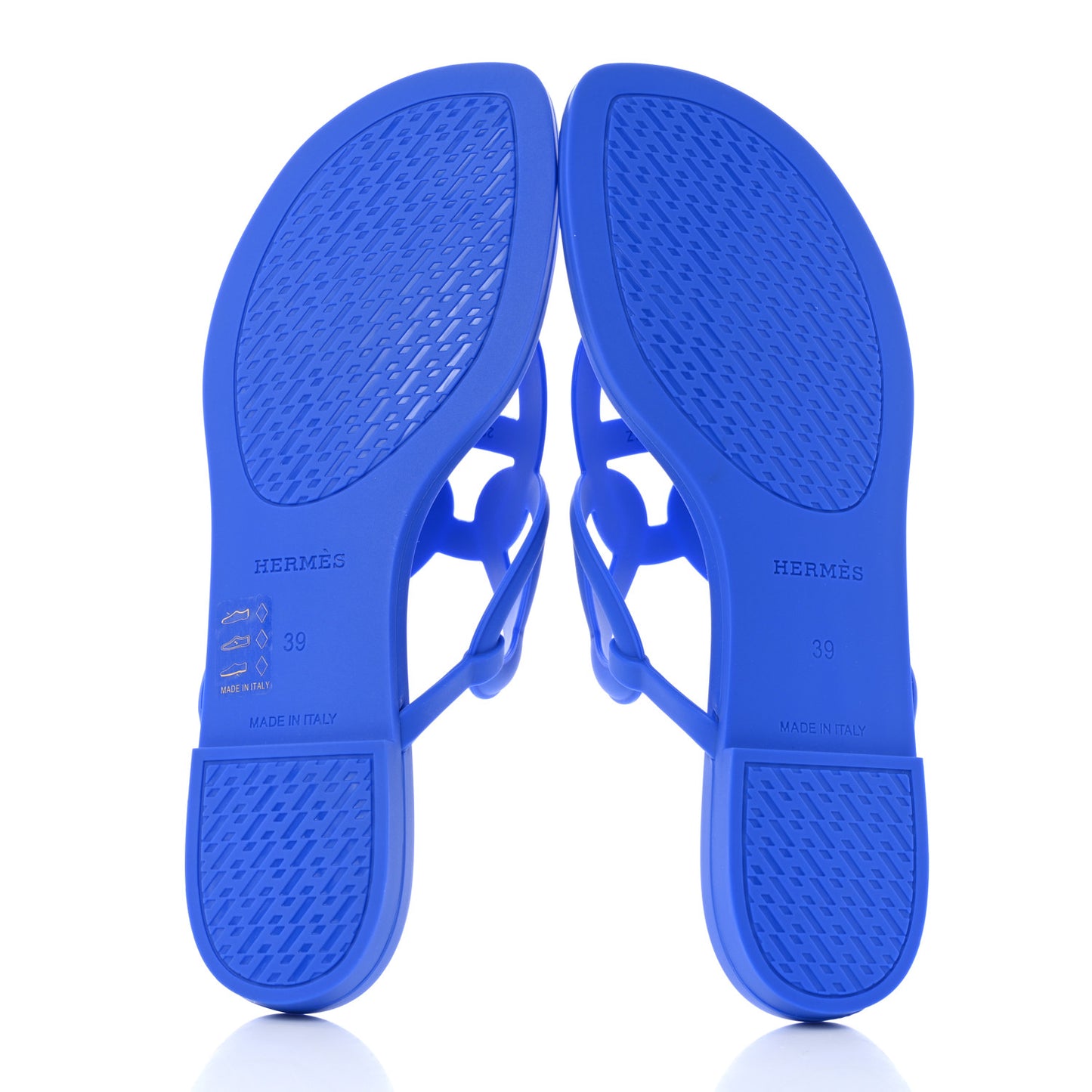 Rubber Womens Egerie Sandals 39 Bleu Outremer