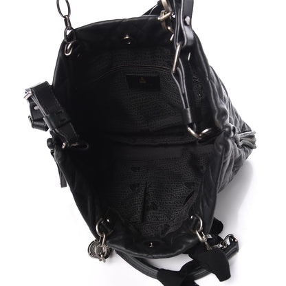Lanvin Lambskin Quilted Amalia Tote Black 8 of 11