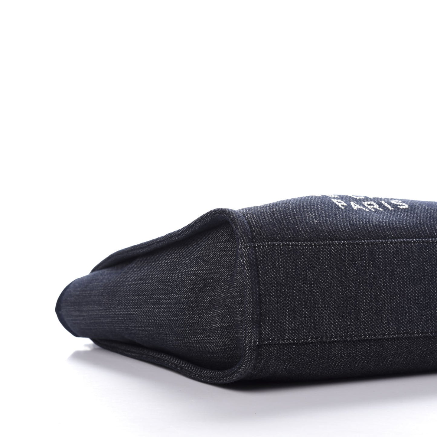 Denim Mini Deauville Tote Dark Blue