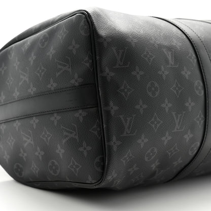 Louis Vuitton Monogram Eclipse Keepall Bandouliere 45 9 of 12