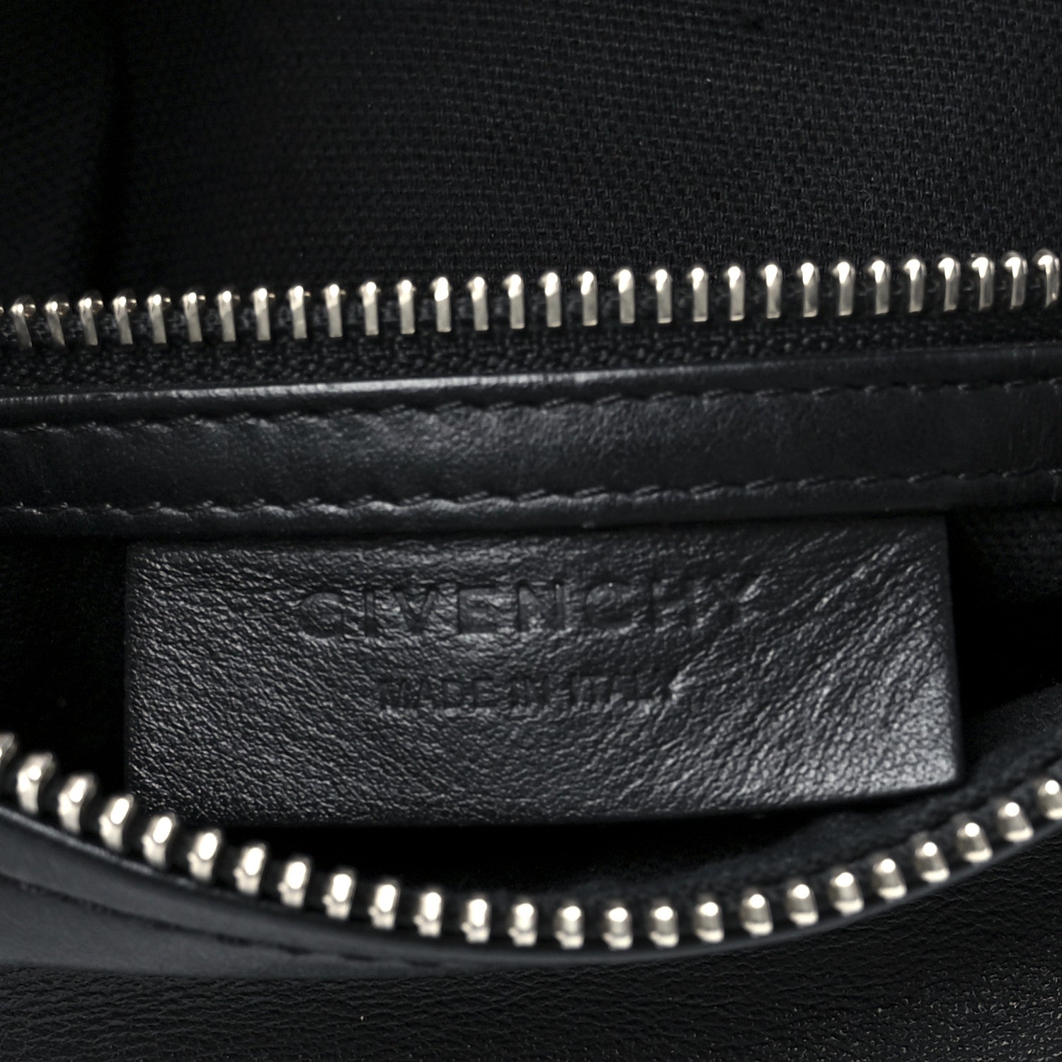 Givenchy Calfskin Medium Pandora Logo Strap Black 6 of 11