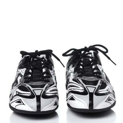 Balenciaga Mesh Rubber Womens Drive Sneakers 40 Light Grey Black 2 of 9