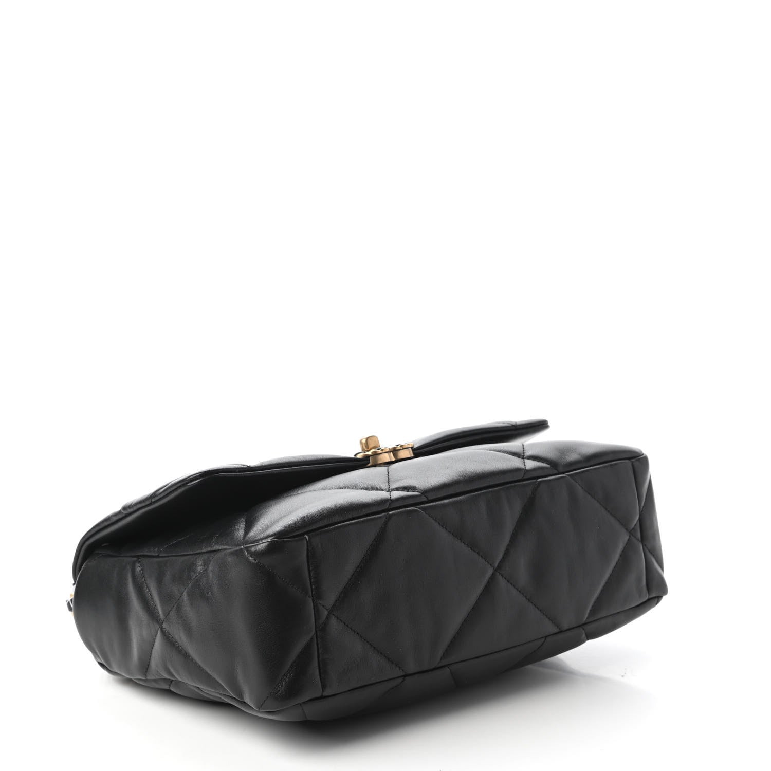 Chanel Lambskin Quilted Large Chanel 19 Flap Black 4 of 10