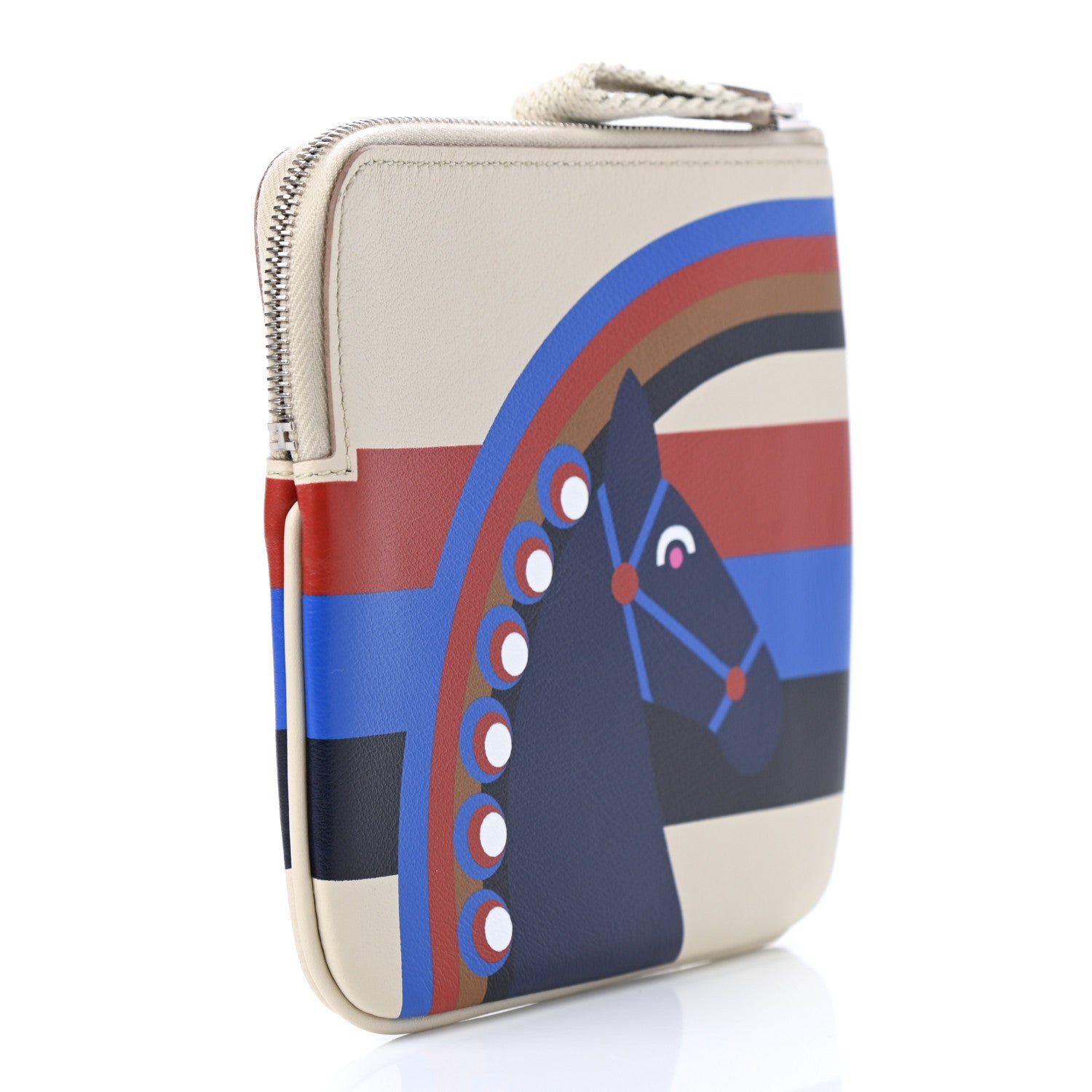 Hermes Swift Carre Rainbow Love Pocket Pouch Beton Bleu Encre 3 of 8