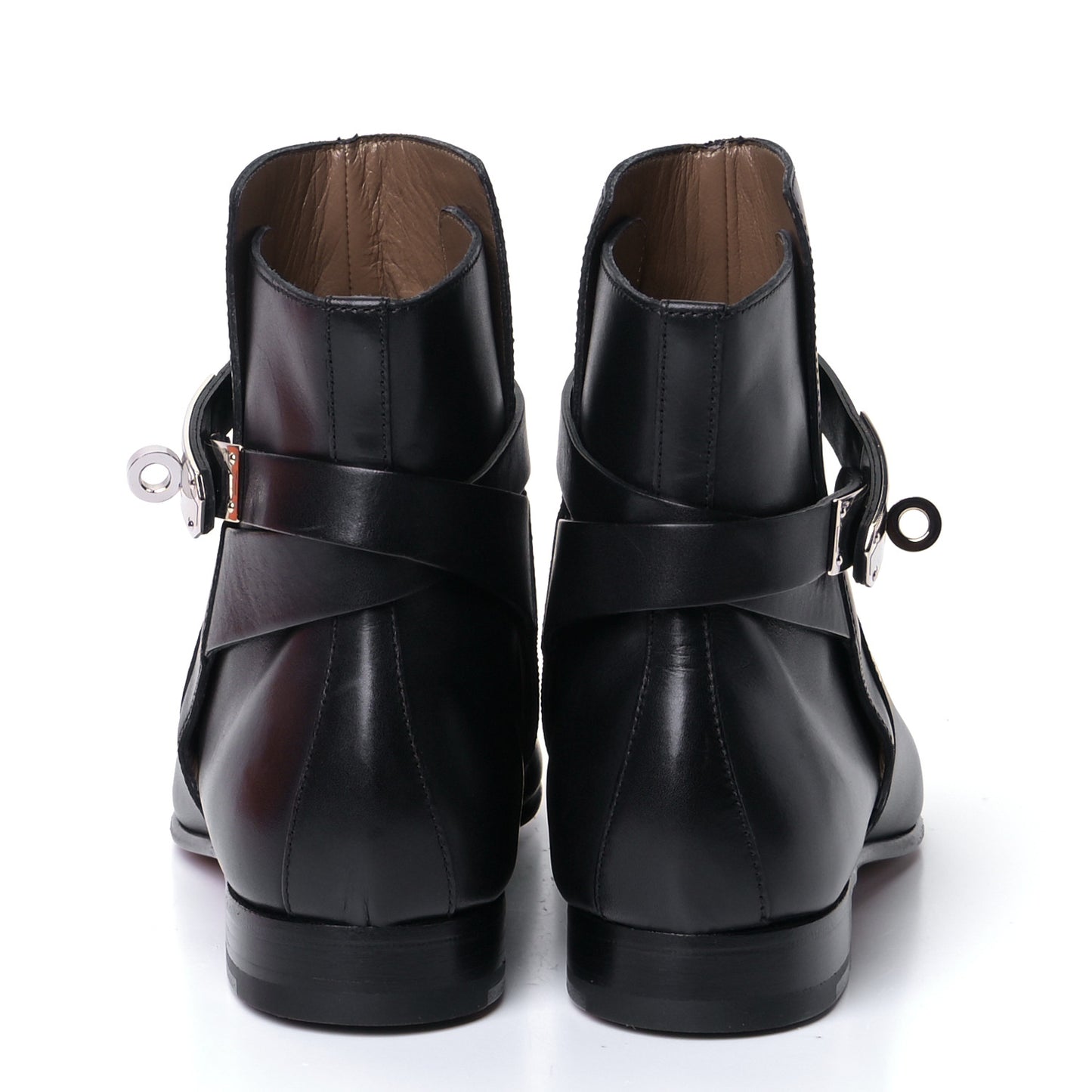Calfskin Neo Low Boots 36.5 Black