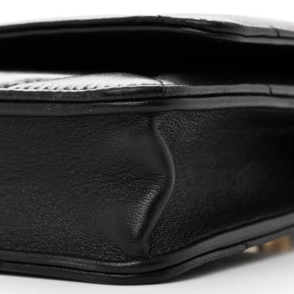 Chanel Lambskin Quilted Chanel 19 Wallet On Chain WOC Black 11 of 13