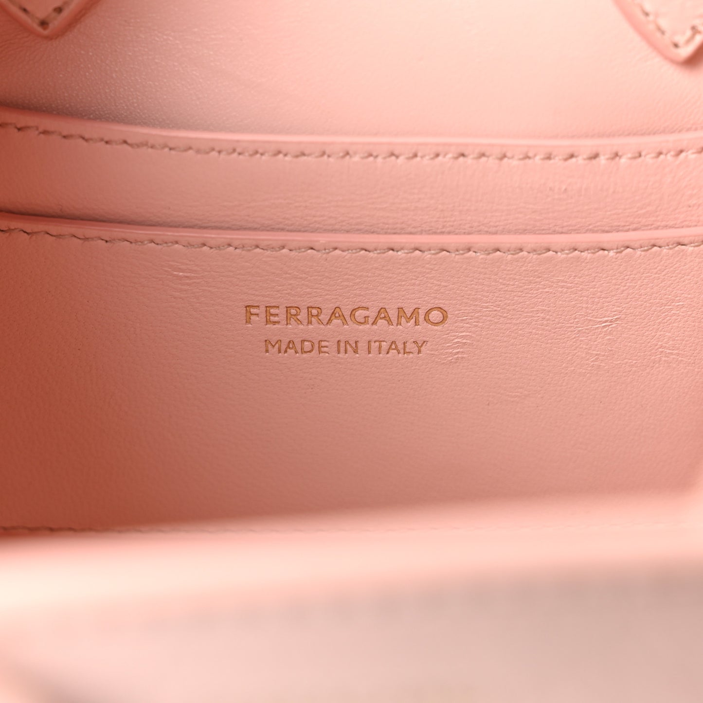 Snakeskin XS Hug Bag Rose Bon Bon