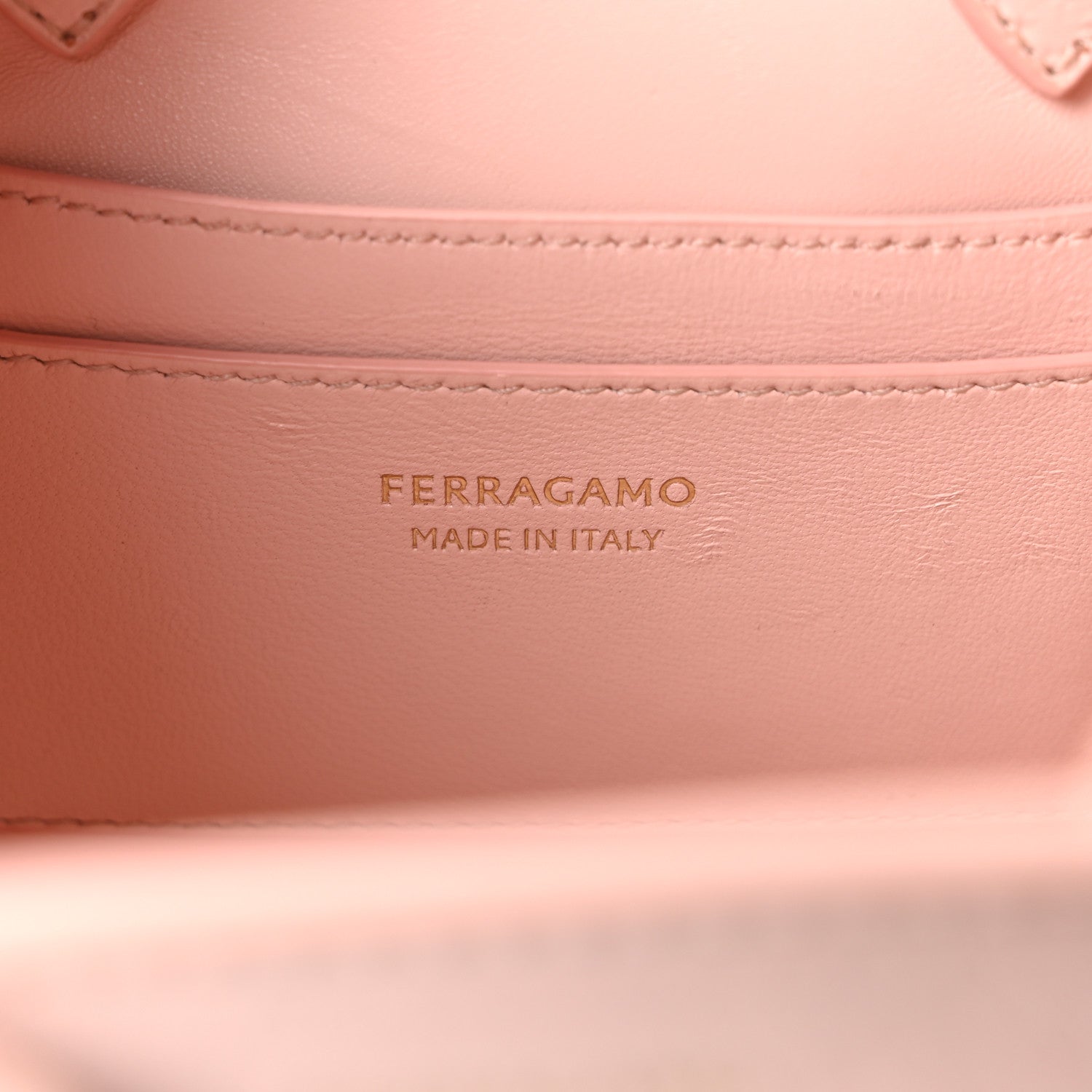 Salvatore Ferragamo Snakeskin XS Hug Bag Rose Bon Bon 10 of 17