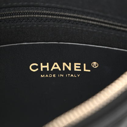 Chanel Shiny Crumpled Lambskin Quilted Trendy Chain Around Hobo Black 6 of 10