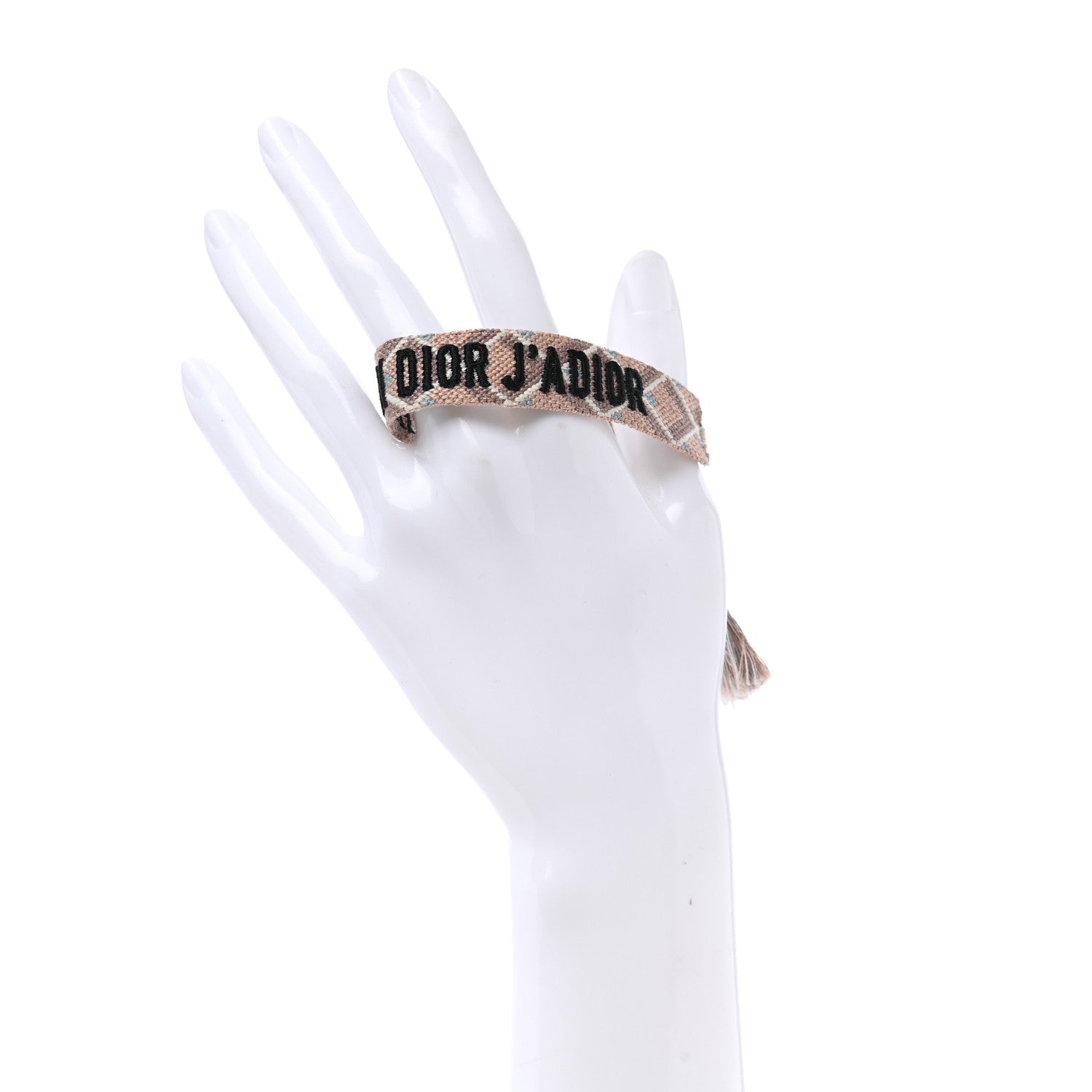 Christian Dior Woven Cotton J'Adior Friendship Bracelet Blue Nude 2 of 4