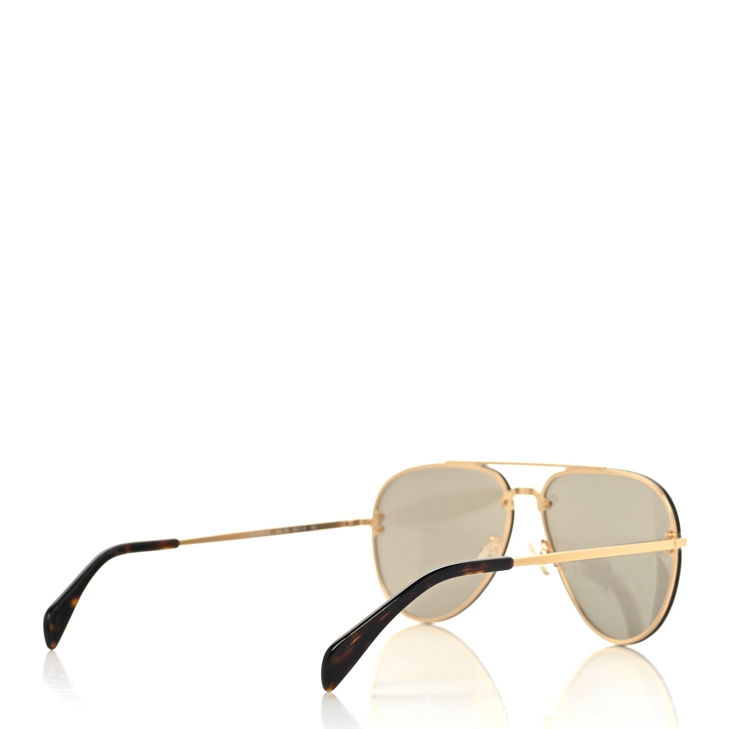 Mirror Aviator Sunglasses CL41391/S Gold Blue