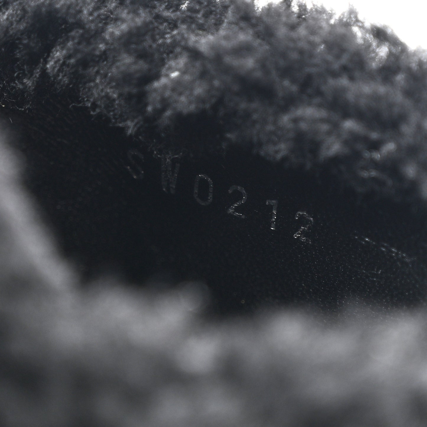 Shearling Magnetic Flat Mule 38 Black