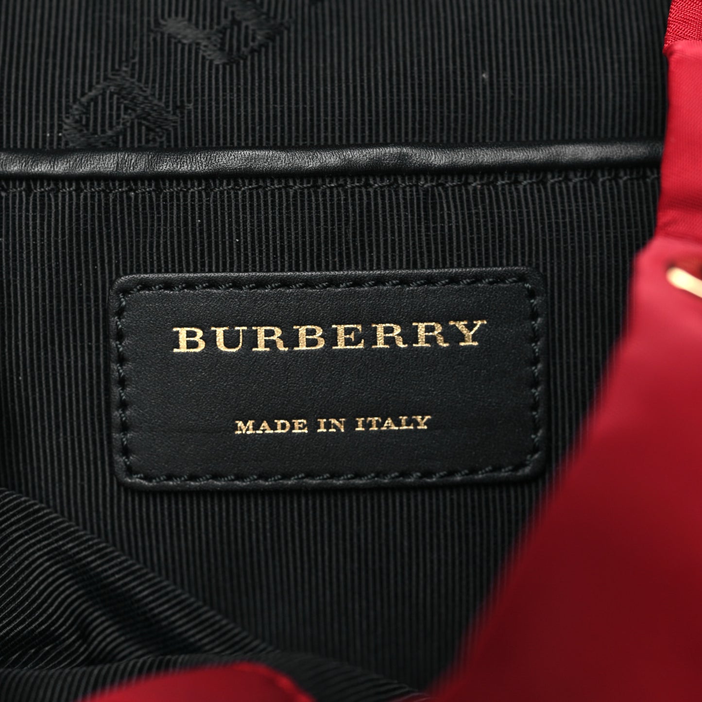 Nylon Small Rucksack Backpack Red