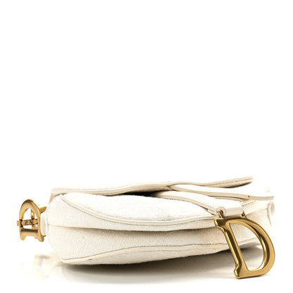 Christian Dior Oblique Mini Saddle Bag White 4 of 13