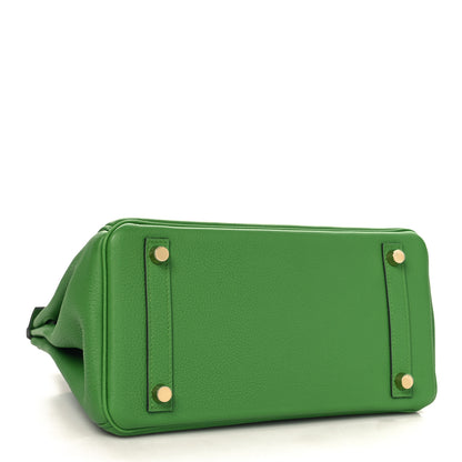 Hermes Togo Birkin 25 Vert Yucca 4 of 11