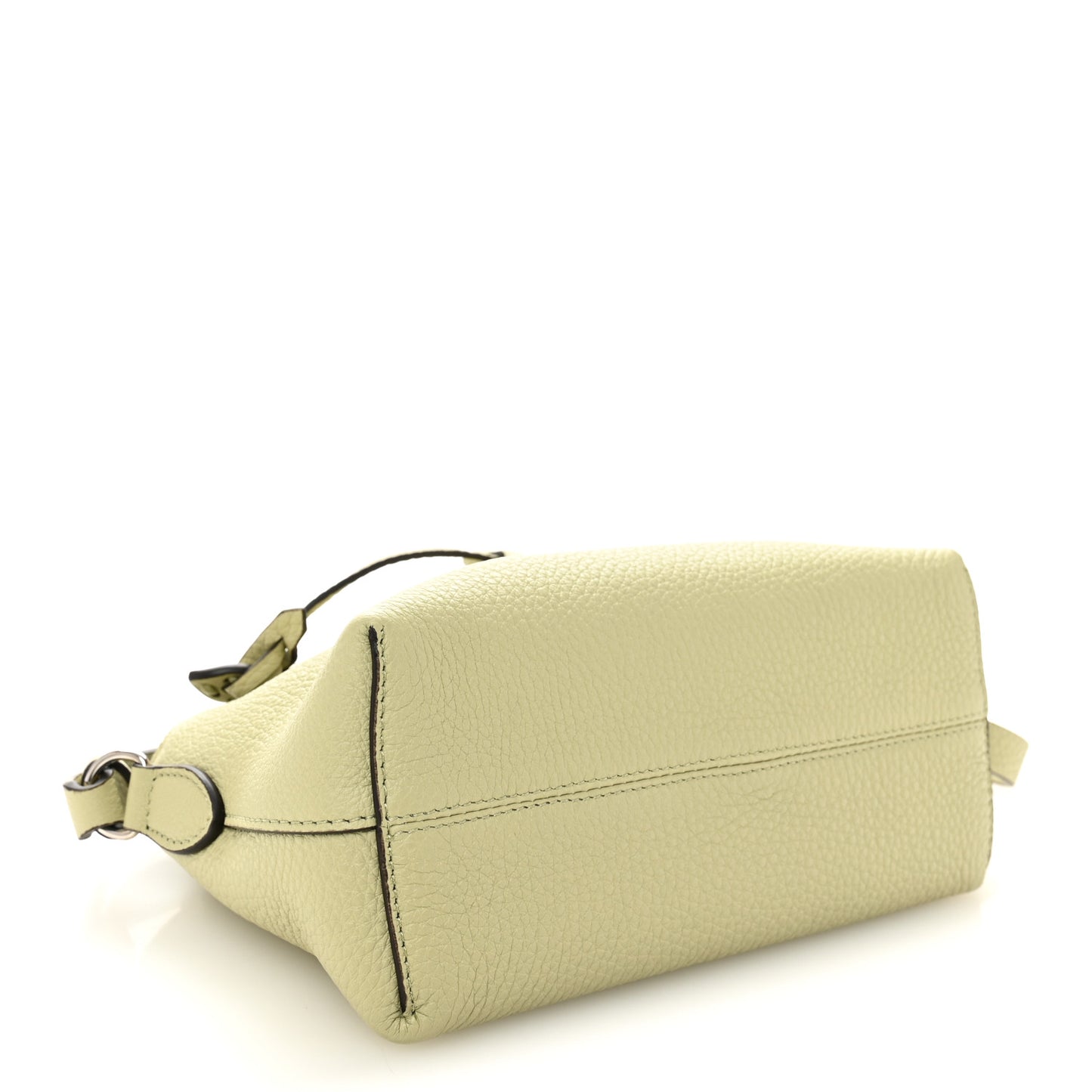 Cuoio Romano Selleria Sintetica Tape Stitch Mini By The Way Boston Bag Sage Green