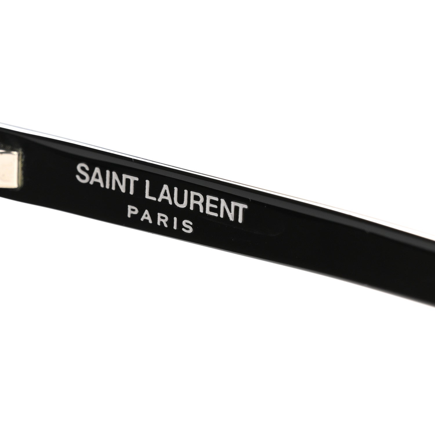 Saint Laurent Acetate Heart Frame Loulou SL181 Sunglasses Black White Havana 5 of 10