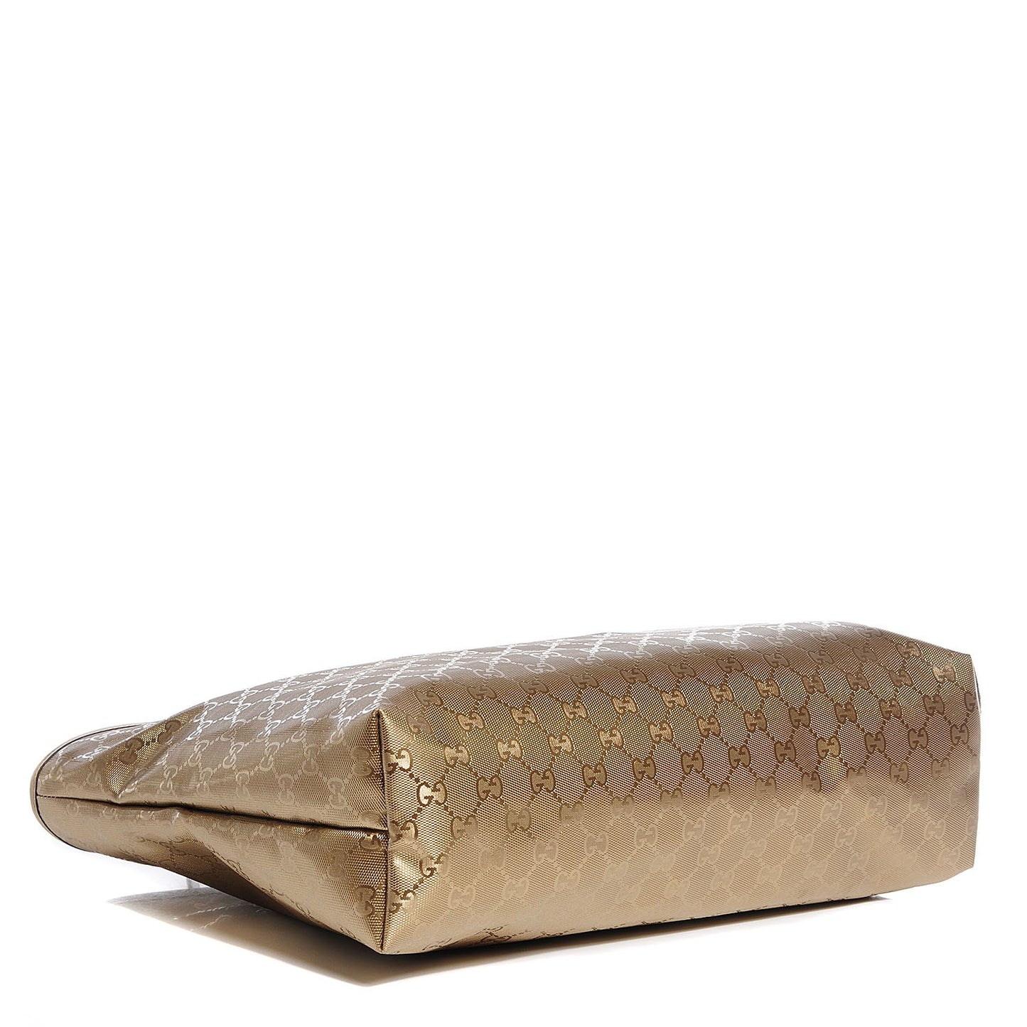 Imprime Monogram Medium Zippered Shopping Tote Champagne