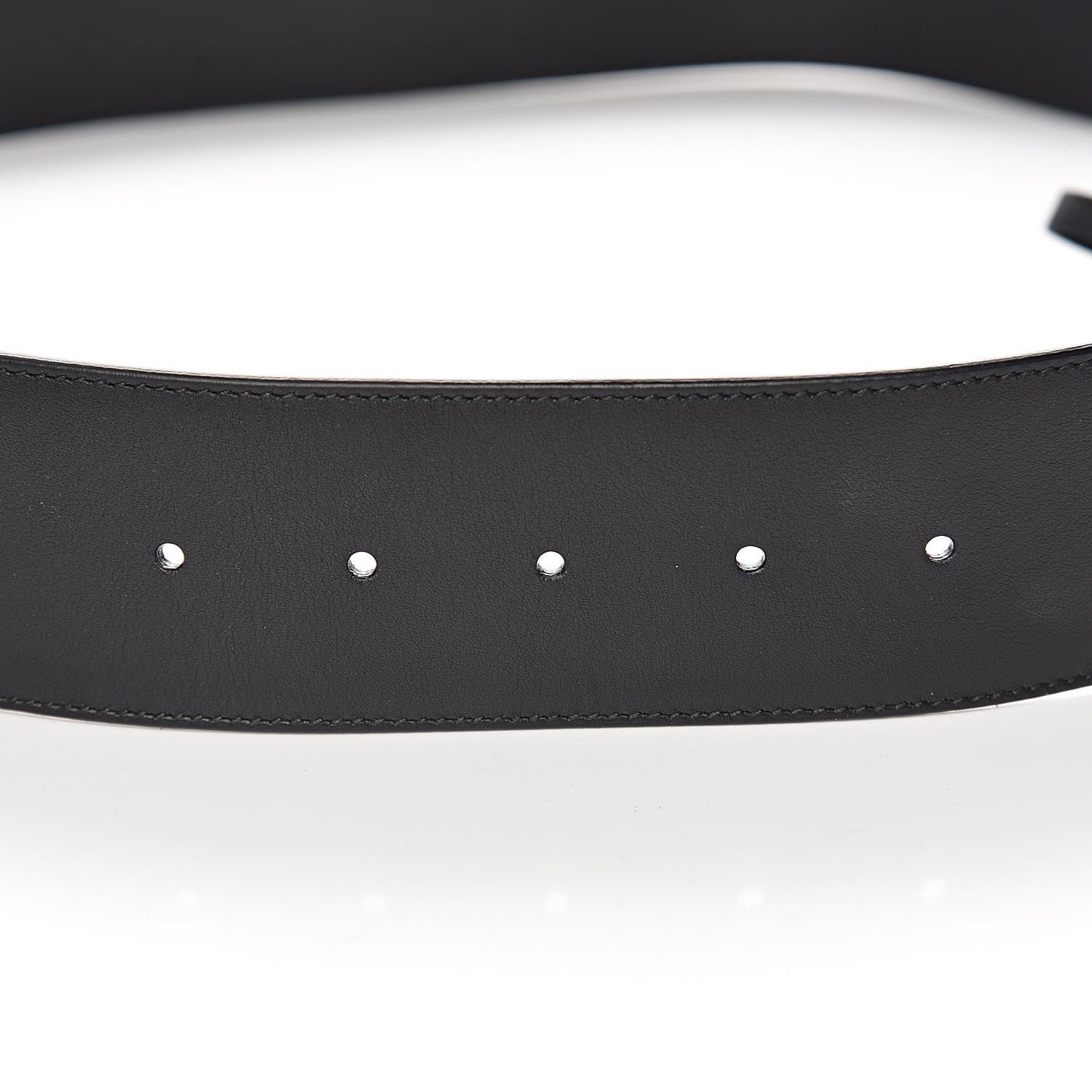 Moon Calfskin Nickel Dionysus Belt 90 36 Black
