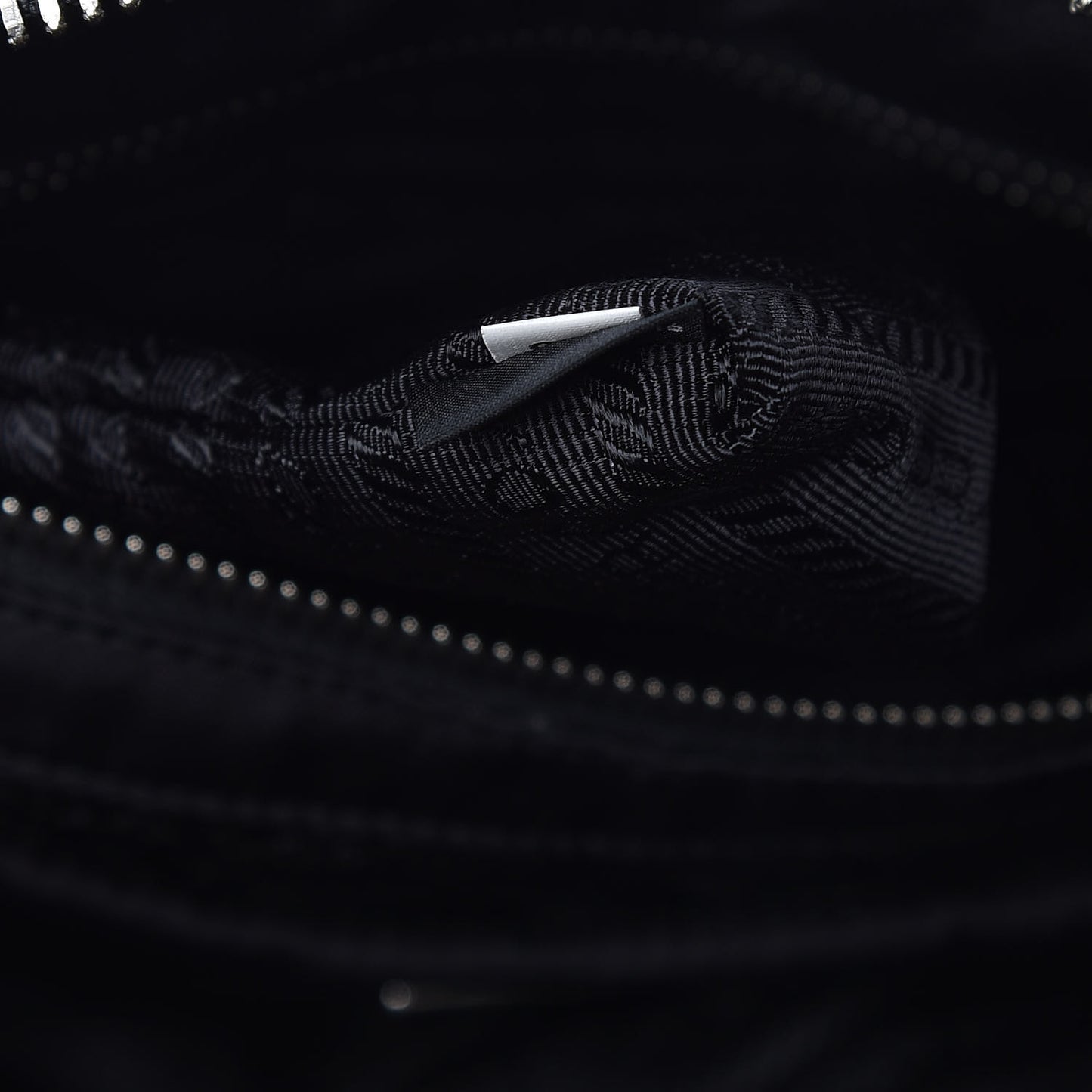 Nylon Tessuto Quilted Bowler Black