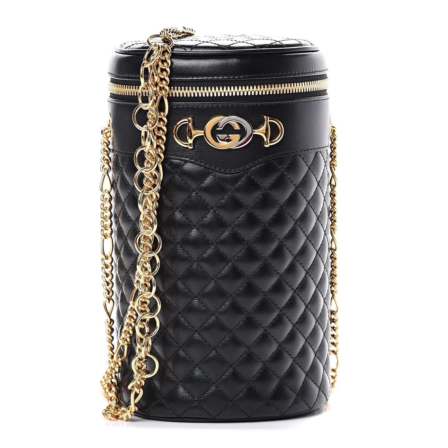 Gucci Calfskin Trapuntata Zumi Belt Bag Black 1 of 9