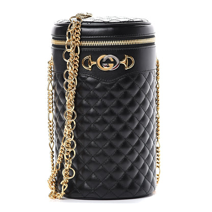 Gucci Calfskin Trapuntata Zumi Belt Bag Black 1 of 9