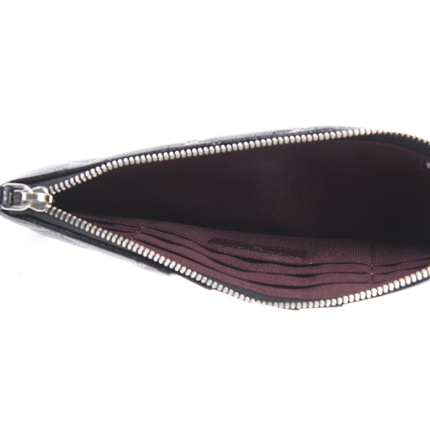 Chanel Caviar Quilted Classic Flat Wallet Pouch Black 4 of 12